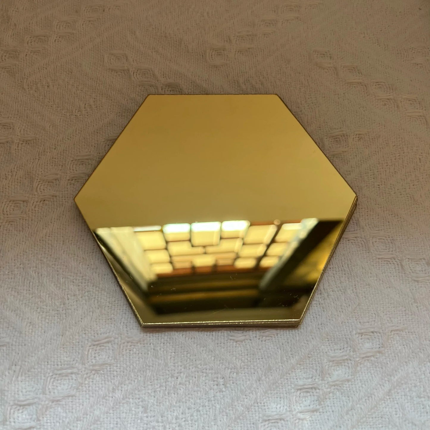 Modern Hexagon 3D Wall Mirrors