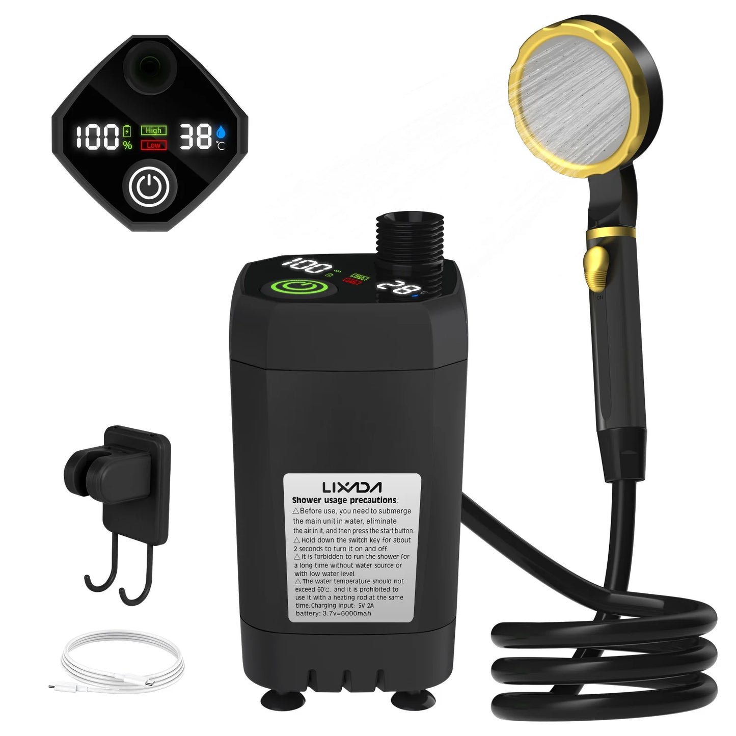 Shower Anywhere – Camping Shower Pump