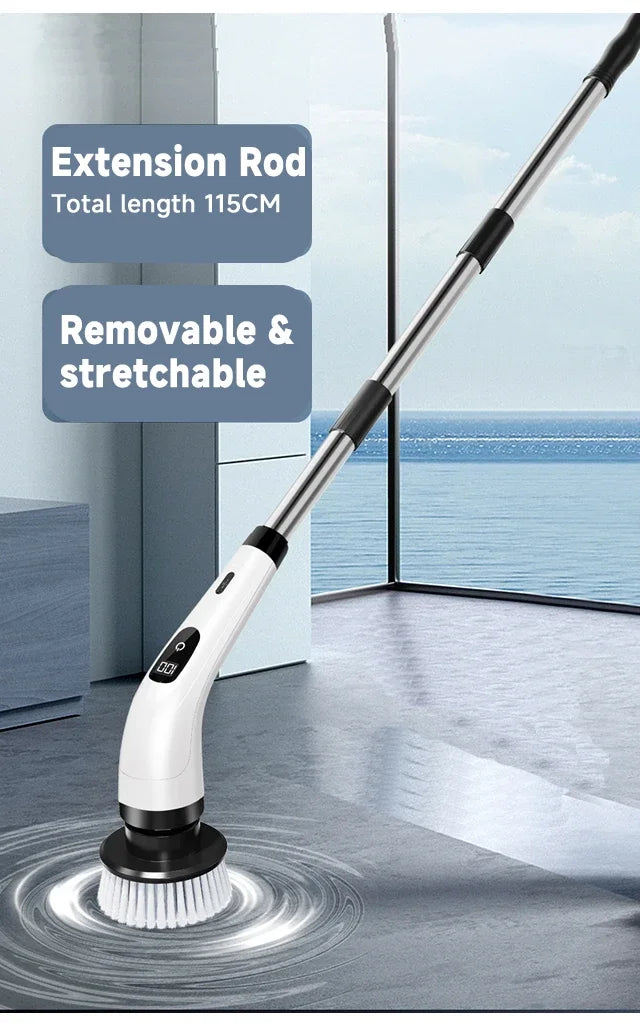 PowerScrub Max: Multipurpose Cordless Cleaning Brush