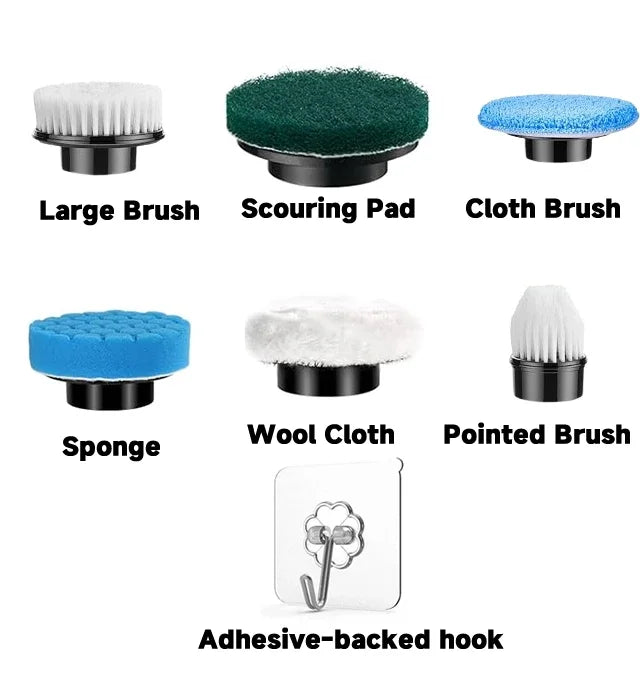 PowerScrub Max: Multipurpose Cordless Cleaning Brush