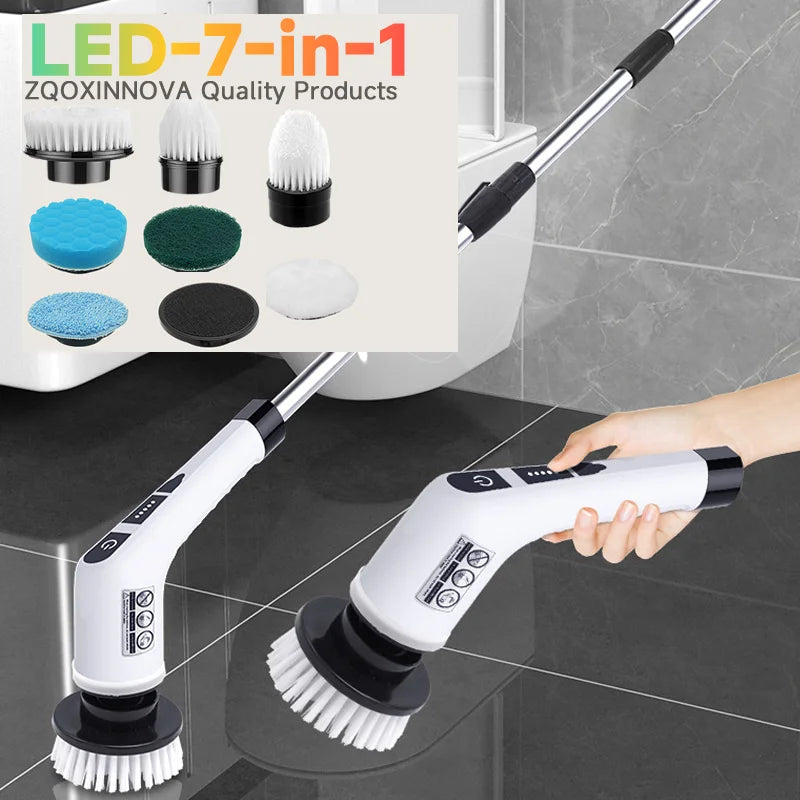 PowerScrub Max: Multipurpose Cordless Cleaning Brush