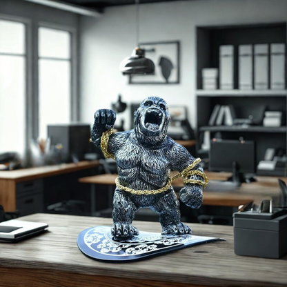 Cute Gorilla Car Dashboard Figure