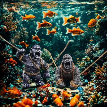 Cute Gorilla Car Dashboard Figure