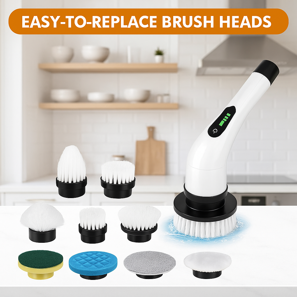 PowerScrub Max: Multipurpose Cordless Cleaning Brush