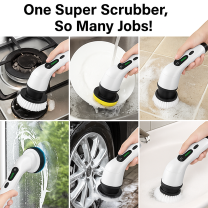 PowerScrub Max: Multipurpose Cordless Cleaning Brush