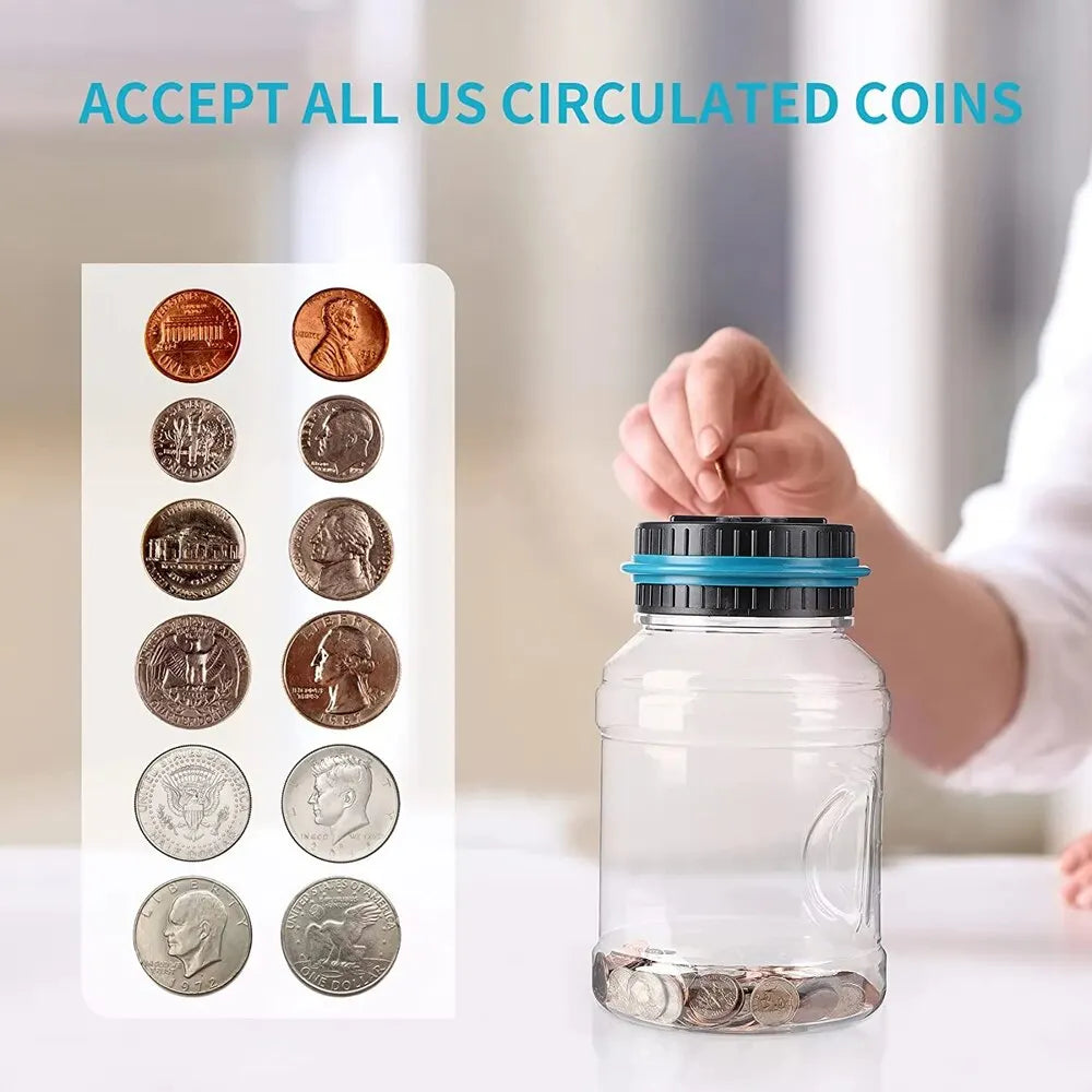 Automatic Coin Counter Piggy Bank