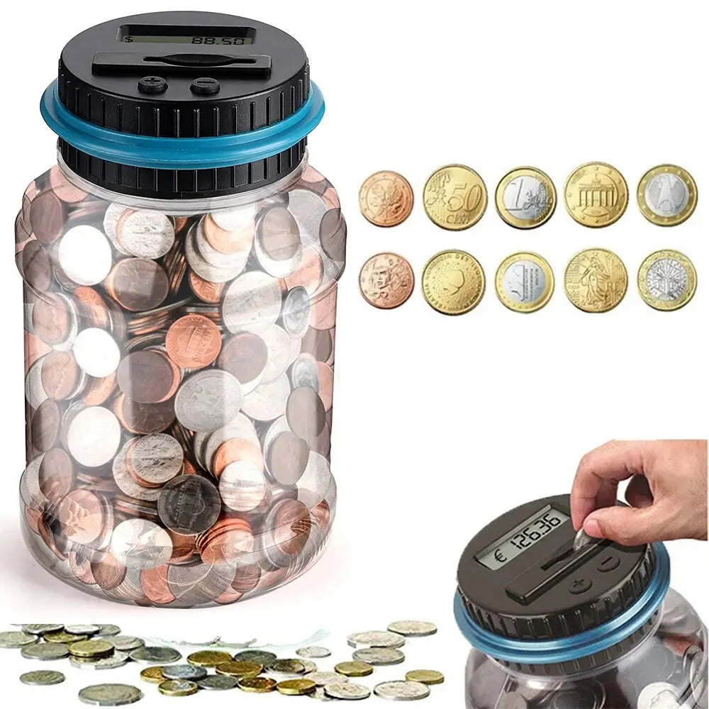 Automatic Coin Counter Piggy Bank
